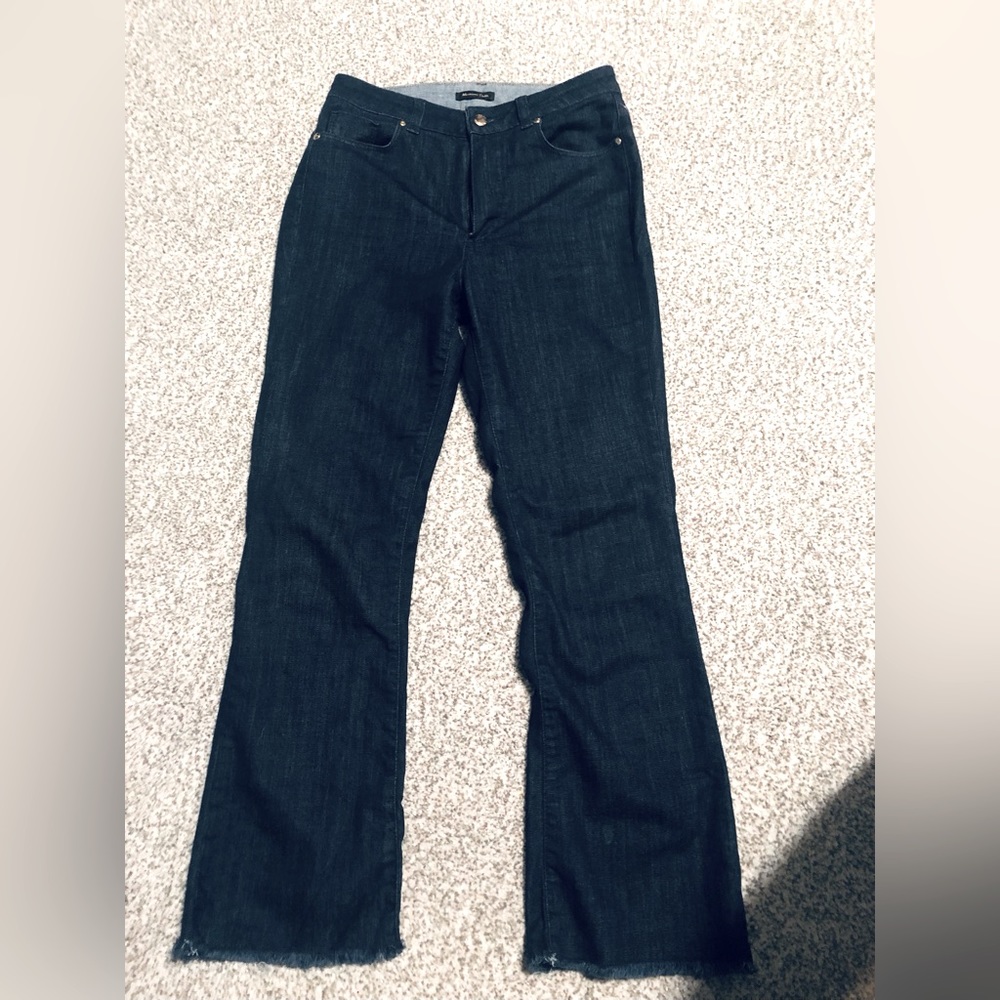 Massimo Dutti denim jeans flat 12.5, rise 9.25, inseam 24